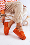 Slip-on Suede Espadrilles Orange Lesley