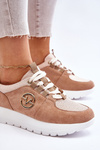 Women's Platform Sports Shoes Beige Aisha