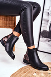 Women’s Boots On Flat Heel Black Dibbo