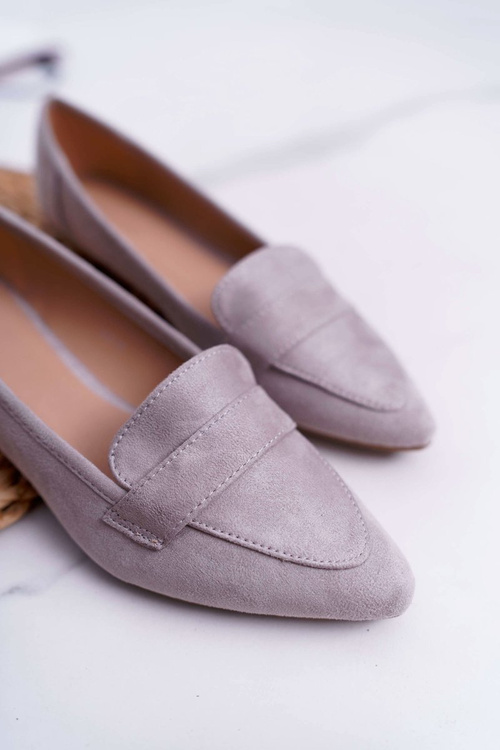 Women's Ballerina Suede Lords Grey Gretar