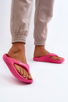 Women's Foam Flip Flops Big Star NN274A651 Fuchsia