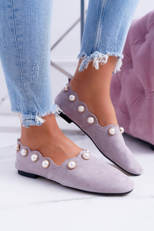 Women's Grey Ballerinas Lu Boo Milis