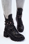 Women's Zipper High Boots Black Kastella