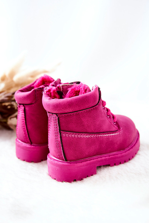 Powder Warm Children's Boots Fuchsia Dexter