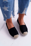 Espadryle Damskie Czarne Carian