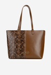 Torebka Zwierzęcy Wzór Shopperka Brązowa NOBO BAG5740-M17