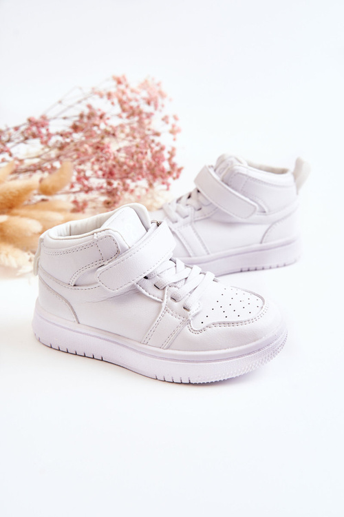 Children's High Sport Shoes White Berty