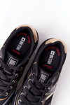 Women's Sneakers Memory Foam Big Star HH274272 Black-Gold
