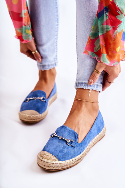 Classic Women's Slip-On Espadrilles Blue Oresa