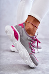 Women's Sneakers Memory Foam System Big Star KK274030 Grey