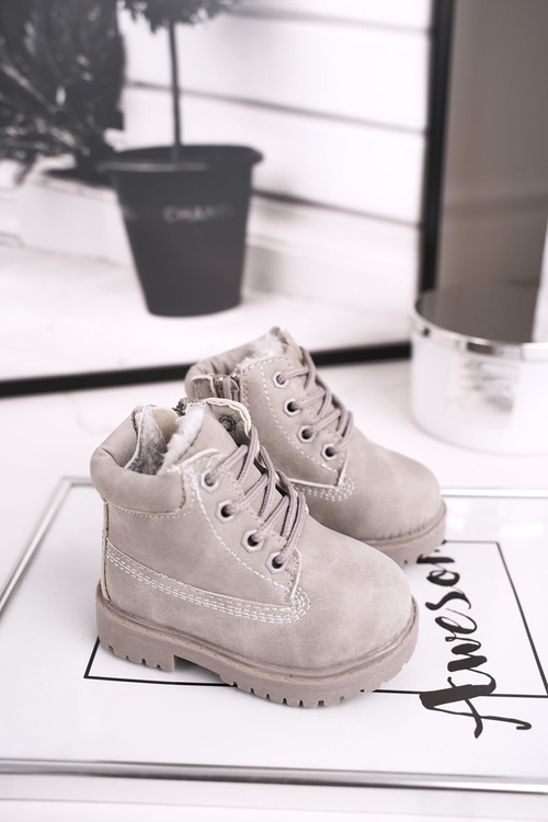 Powder Warm Children's Boots Grey Dexter