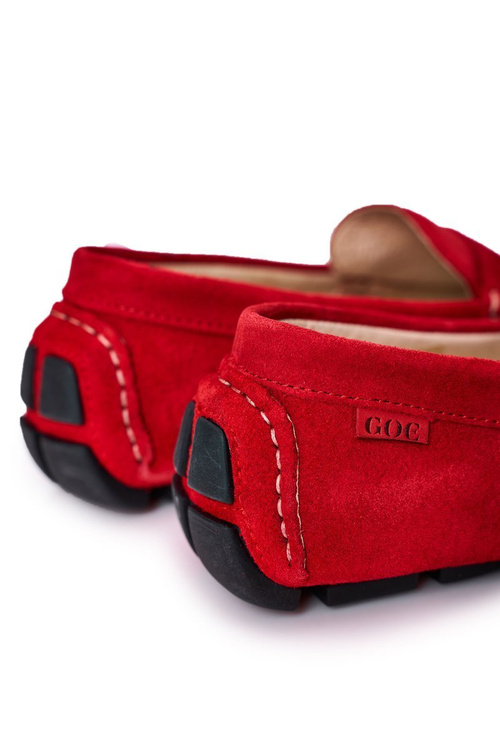 Suede Casual Loafers GOE HH1N4066 Red