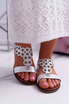 Women's Flat Sandals Sergio Leone SK012 White Livian