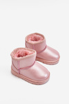 Warmed Children's Snow Boots Pink Scooby
