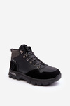 Men's Trekking Shoes Lace-up Boots Black Salomene
