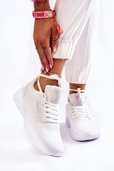 Sneakersy Damskie Białe Big Star KK274062