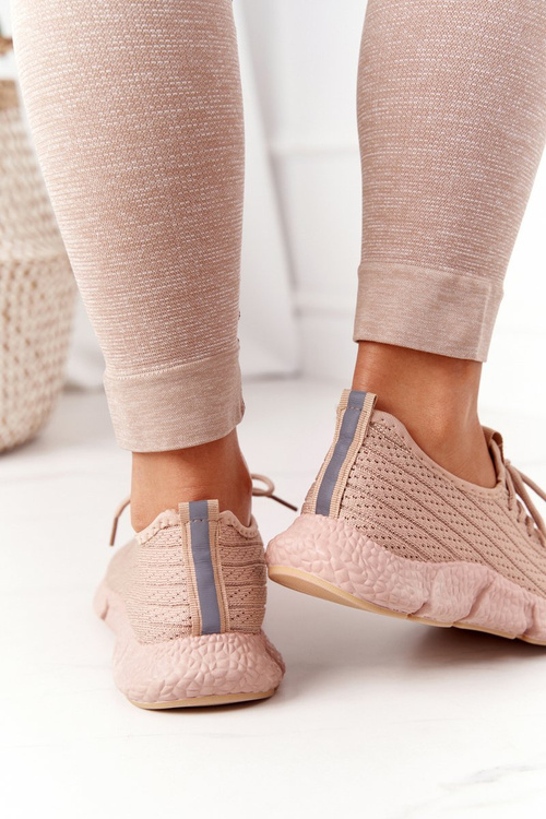 Women's Sport Shoes Sneakers Beige Training