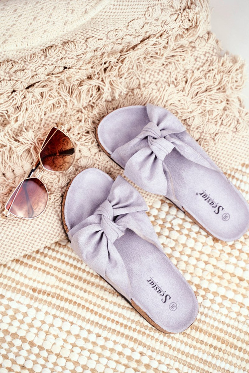 Cork sole flip-flops Grey Wendy