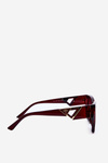 Women's Sunglasses with Decorative Details UV400 Brown