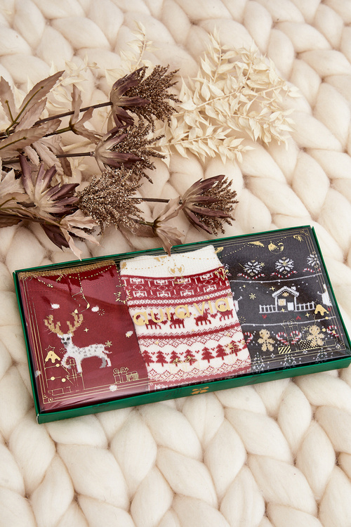 Women's Set of Holiday Socks 3-Pack