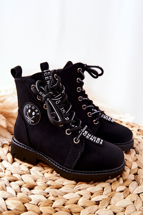 Children's Boots Warm Black Mini Aspen