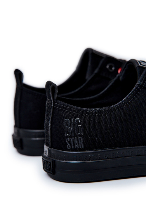 Trampki Męskie Materiałowe BIG STAR Czarne JJ174003