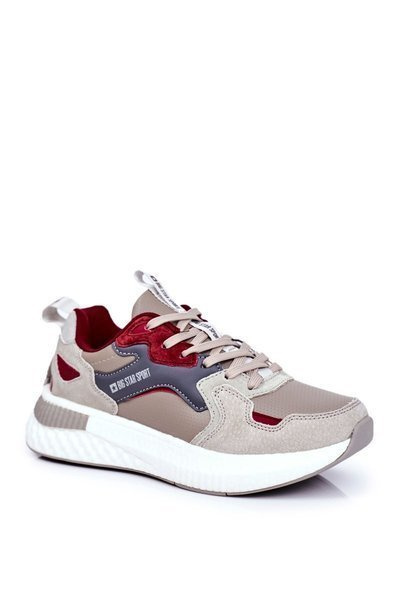 Men's Sport Shoes Big Star Grey Burgund GG174463