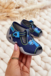 Children's Sandals slippers Befado Dinosaur 217P116 Navy