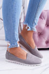 Vices | Grey Suede Imany Ballerinas