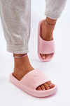Women's Lightweight Pink Foam Slides Fenicva