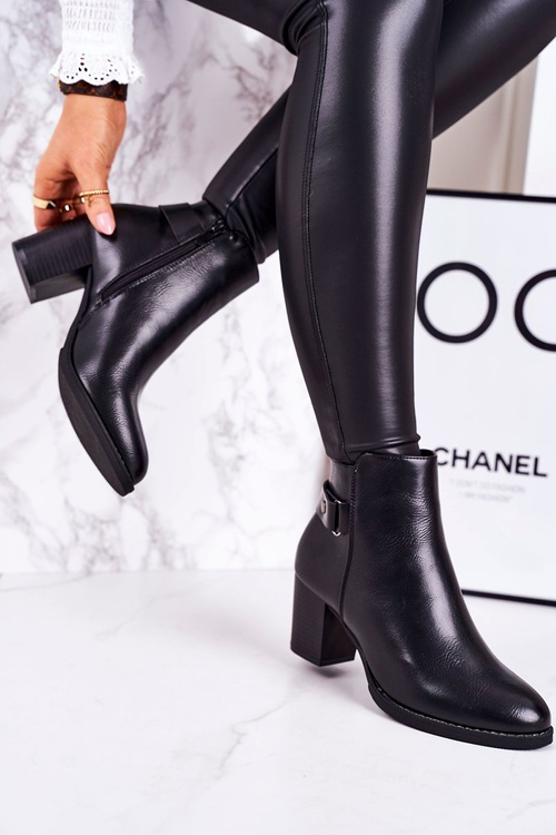 Women’s Insulated Boots On A Heel Black Unstoppable