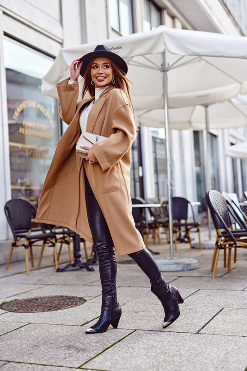 Women’s Boots Metal Toe Print Black Eternally