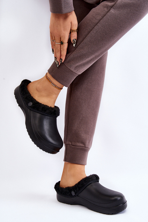 Women's Foam Warm Slippers Crocs Black Cova