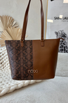 Shopper Bag Animal Pattern NOBO BAG5740-M17 Brown
