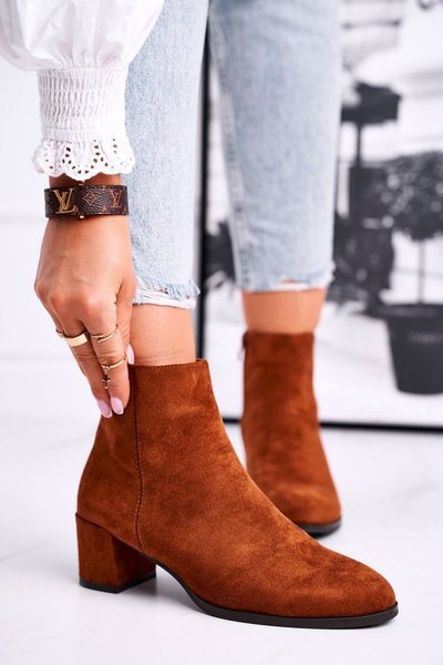 Botki Damskie Sergio Leone Camel BT528