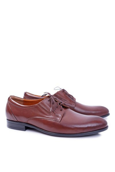 Men's Bednarek Elegant Leather Shoes Visiting Brown Radago