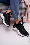 Sporty Women's Glitter Shoes Black Micron