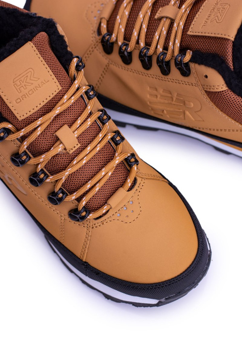 Męskie Ocieplane Buty Trekkingowe Camel Newlans2