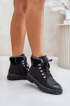 Women's Insulated Ankle Boots With Zipper Black Mevanisa