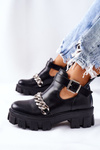 Boots With A Chain Black Torment