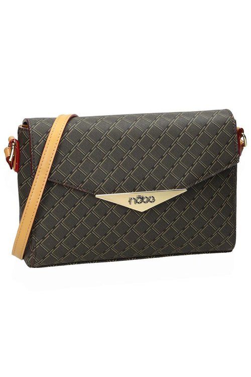 Brown Women's Handbag Letter Bag NBAG-F2300-C017