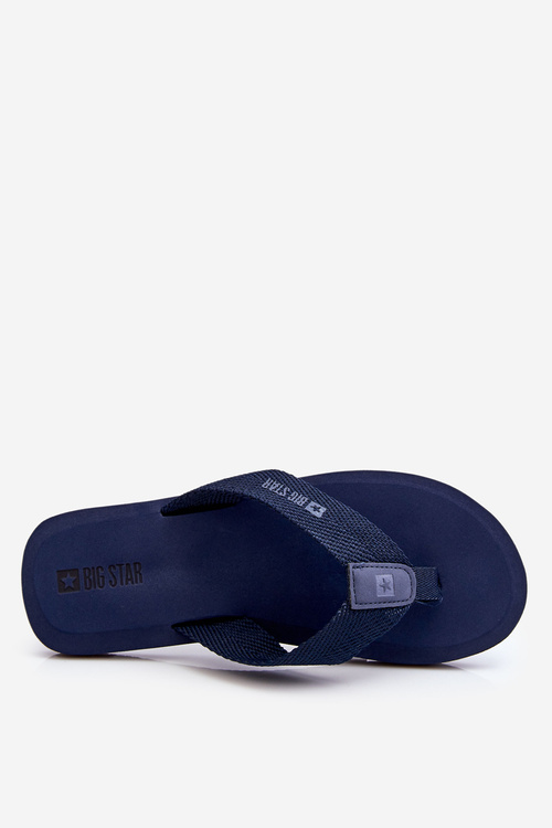 Men's Foam Flip Flops Big Star LL174617 Navy Blue