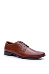 Men's Bednarek Elegant Leather Shoes Visiting Brown Gaspare