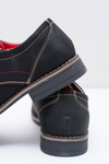 Men's Black Nubuck Kimel Half Shoes