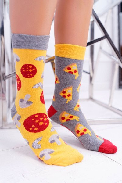 Women's Socks SOXO Good Stuff "not to pair" pizza