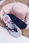 Women's Flip Flops Big Star DD274A250 Navy Blue