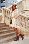 Women’s Boots On High Heel Camel Panther