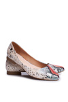 Women's Ballerinas Sergio Leone Red Snake BL611 Nemsis