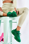 Buty Sportowe Wsuwane Damskie Zielone Dalmiro