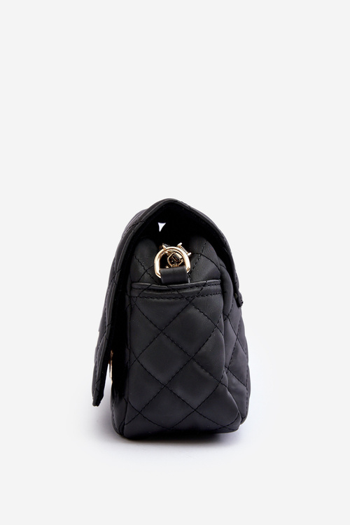 Torebka Listonoszka Z Pikowaniem Czarna NOBO NBAG-R3171-C020